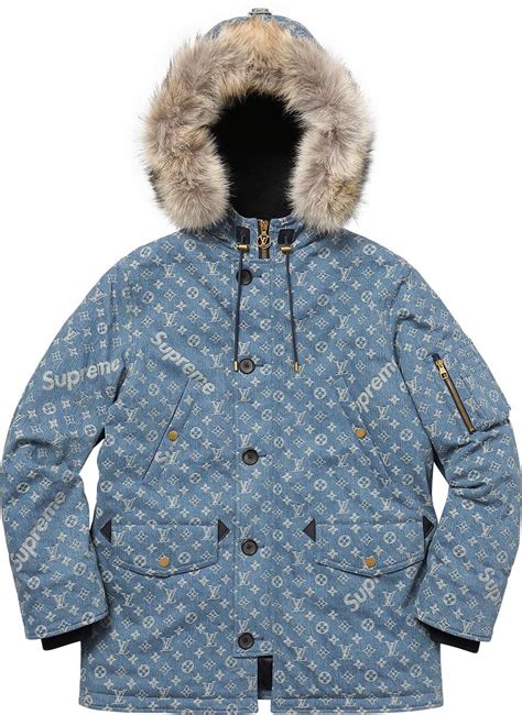 louis vuitton supreme denim parka replica reddit|supreme Louis Vuitton jacquard.